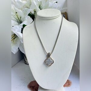 NEW ARRIVALS PAVE STONE NECKLACE